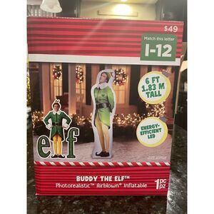 Buddy The Elf Photorealistic Airblown Inflatable